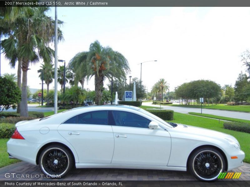 Arctic White / Cashmere 2007 Mercedes-Benz CLS 550