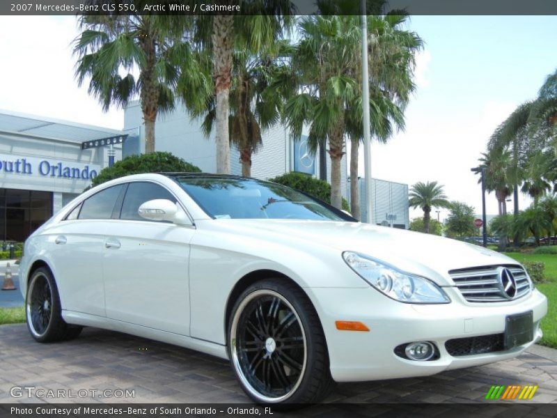 Arctic White / Cashmere 2007 Mercedes-Benz CLS 550