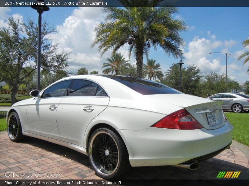 Arctic White / Cashmere 2007 Mercedes-Benz CLS 550