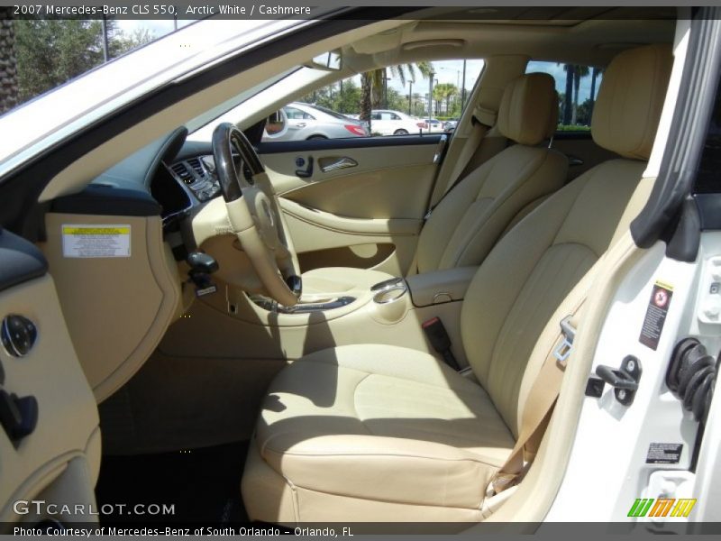 Arctic White / Cashmere 2007 Mercedes-Benz CLS 550