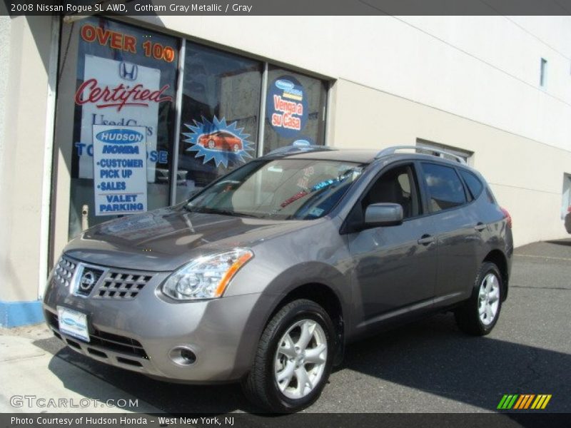 Gotham Gray Metallic / Gray 2008 Nissan Rogue SL AWD