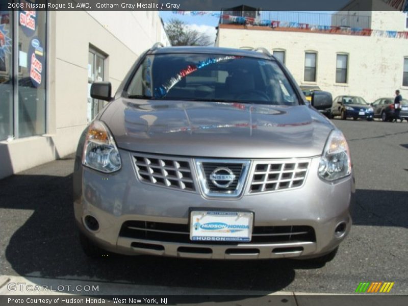 Gotham Gray Metallic / Gray 2008 Nissan Rogue SL AWD