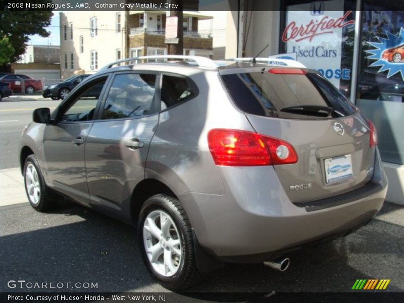 Gotham Gray Metallic / Gray 2008 Nissan Rogue SL AWD