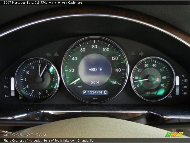  2007 CLS 550 550 Gauges