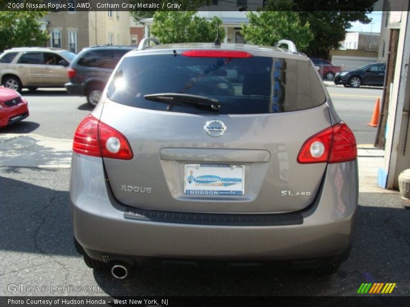 Gotham Gray Metallic / Gray 2008 Nissan Rogue SL AWD