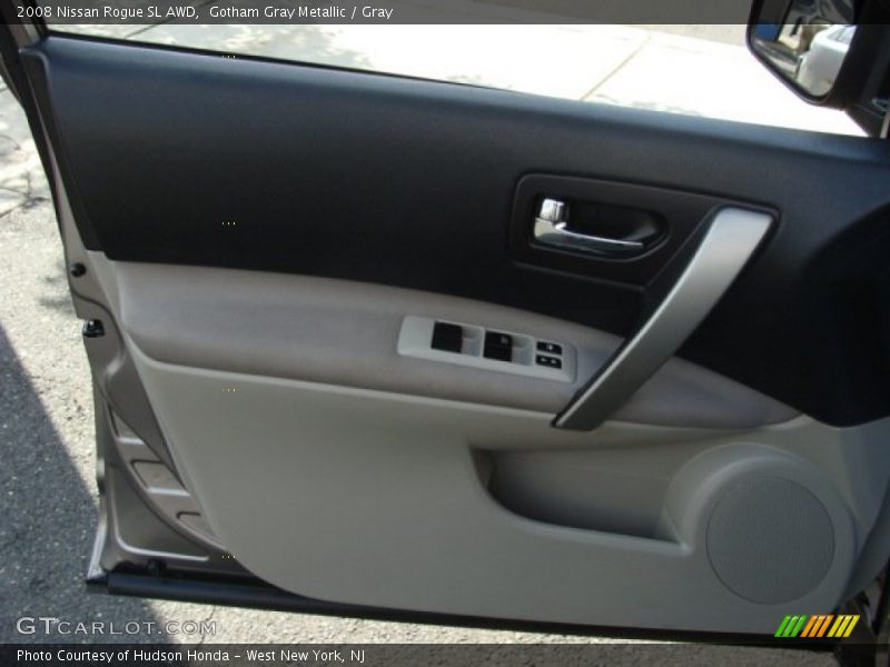 Gotham Gray Metallic / Gray 2008 Nissan Rogue SL AWD