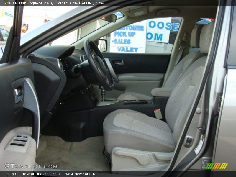 Gotham Gray Metallic / Gray 2008 Nissan Rogue SL AWD