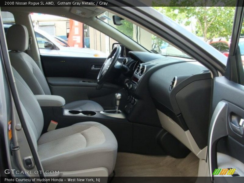 Gotham Gray Metallic / Gray 2008 Nissan Rogue SL AWD