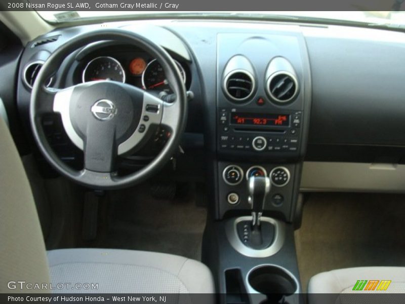 Gotham Gray Metallic / Gray 2008 Nissan Rogue SL AWD