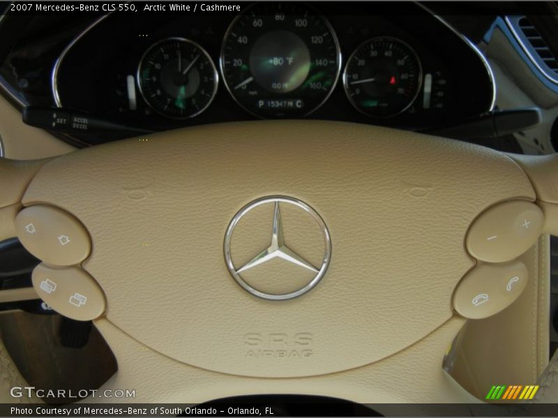 Arctic White / Cashmere 2007 Mercedes-Benz CLS 550