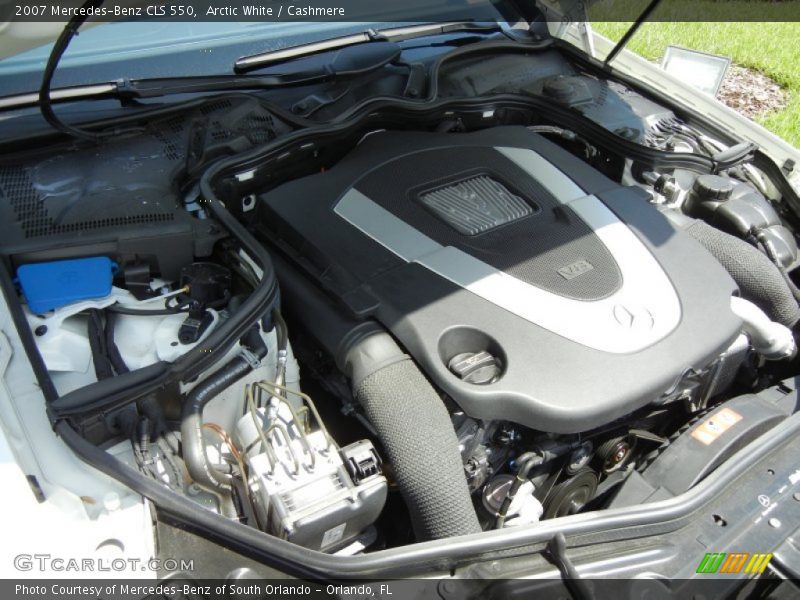 Arctic White / Cashmere 2007 Mercedes-Benz CLS 550