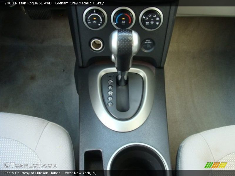 Gotham Gray Metallic / Gray 2008 Nissan Rogue SL AWD
