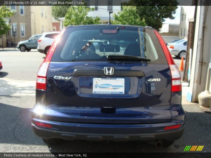 Royal Blue Pearl / Gray 2010 Honda CR-V LX AWD