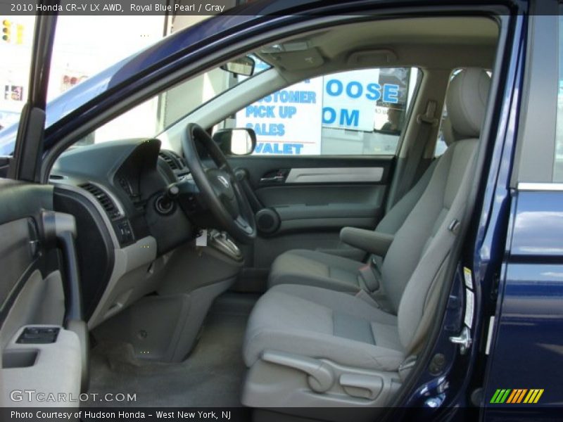 Royal Blue Pearl / Gray 2010 Honda CR-V LX AWD