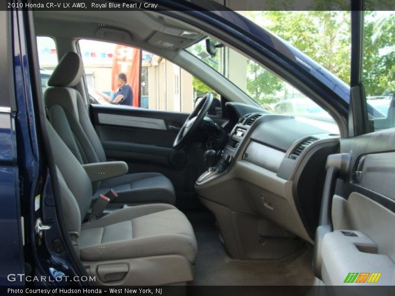 Royal Blue Pearl / Gray 2010 Honda CR-V LX AWD