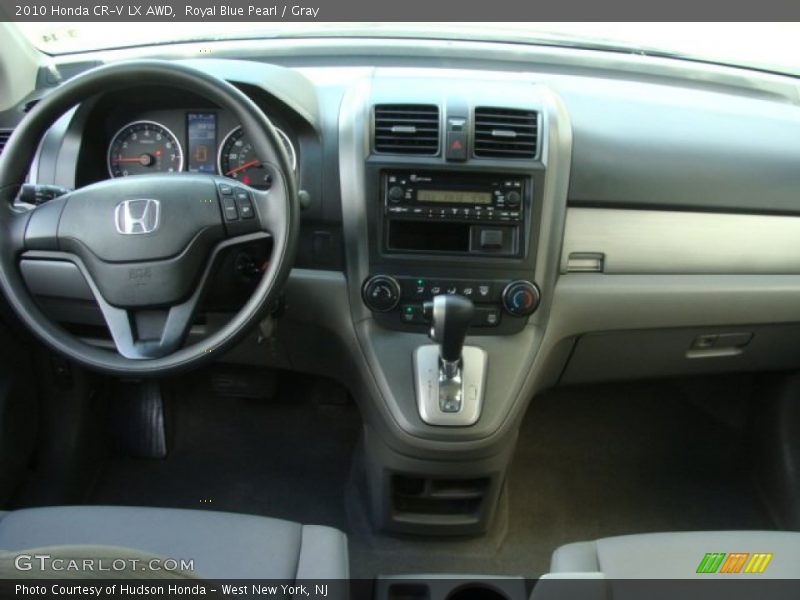 Royal Blue Pearl / Gray 2010 Honda CR-V LX AWD