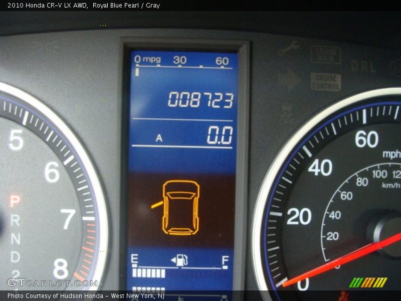 Royal Blue Pearl / Gray 2010 Honda CR-V LX AWD