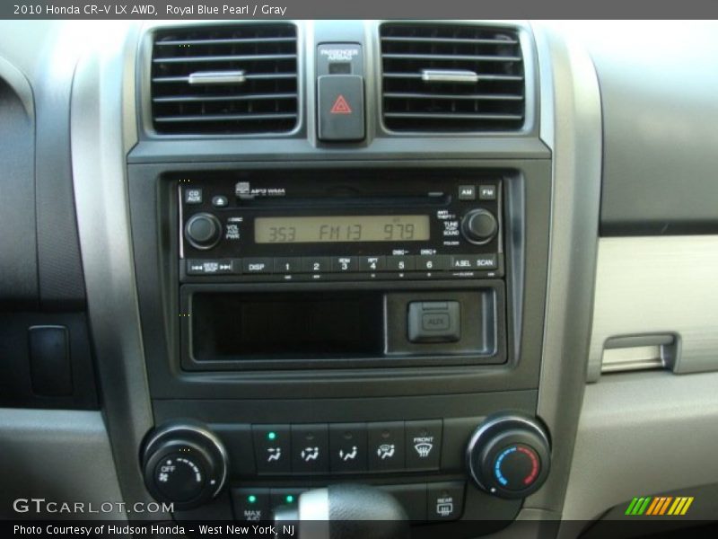 Royal Blue Pearl / Gray 2010 Honda CR-V LX AWD