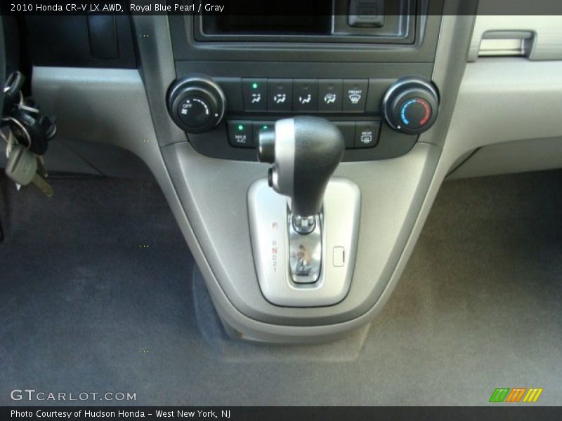 Royal Blue Pearl / Gray 2010 Honda CR-V LX AWD