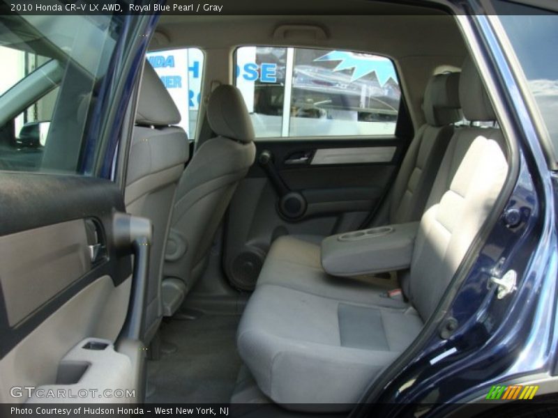 Royal Blue Pearl / Gray 2010 Honda CR-V LX AWD