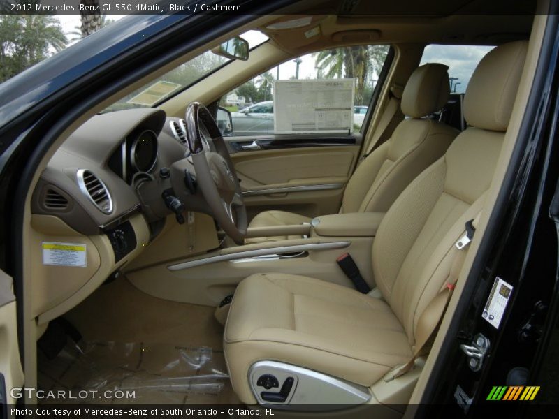 Black / Cashmere 2012 Mercedes-Benz GL 550 4Matic