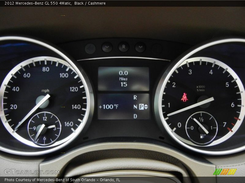 Black / Cashmere 2012 Mercedes-Benz GL 550 4Matic