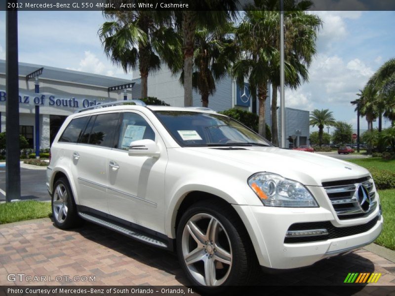 Arctic White / Cashmere 2012 Mercedes-Benz GL 550 4Matic