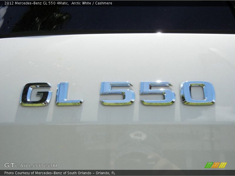 Arctic White / Cashmere 2012 Mercedes-Benz GL 550 4Matic