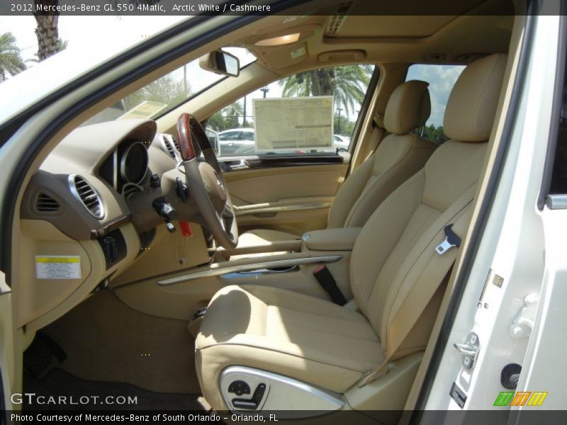 Arctic White / Cashmere 2012 Mercedes-Benz GL 550 4Matic