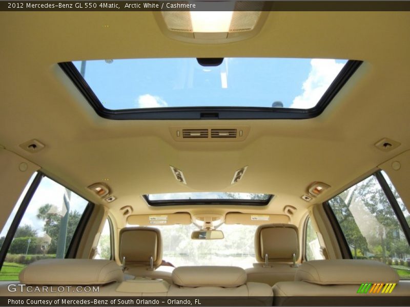 Arctic White / Cashmere 2012 Mercedes-Benz GL 550 4Matic