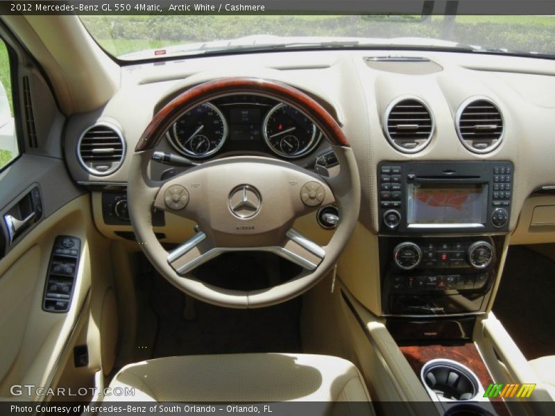 Arctic White / Cashmere 2012 Mercedes-Benz GL 550 4Matic