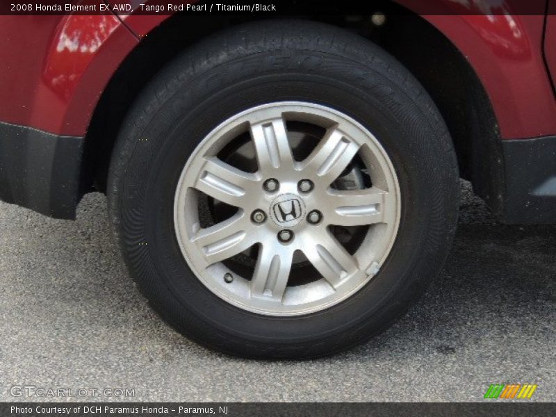 Tango Red Pearl / Titanium/Black 2008 Honda Element EX AWD