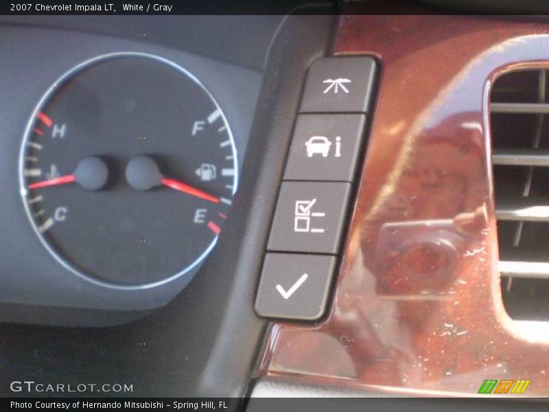White / Gray 2007 Chevrolet Impala LT
