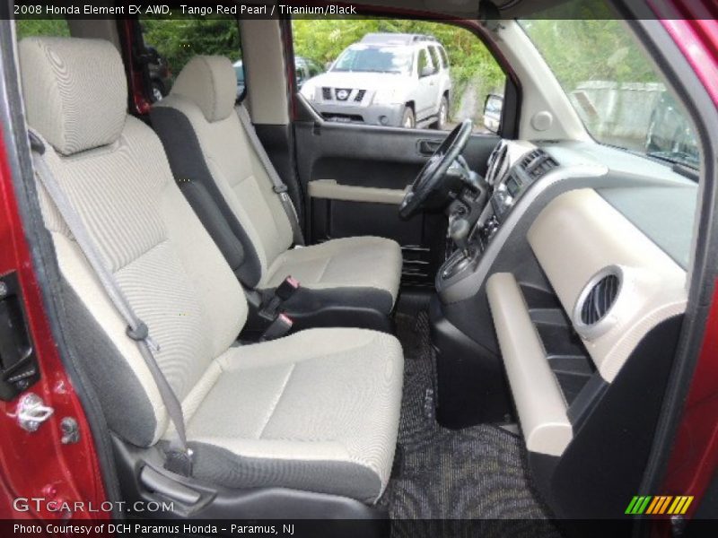 Tango Red Pearl / Titanium/Black 2008 Honda Element EX AWD