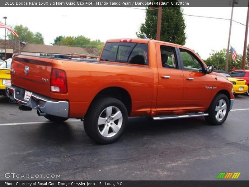  2010 Ram 1500 Big Horn Quad Cab 4x4 Mango Tango Pearl