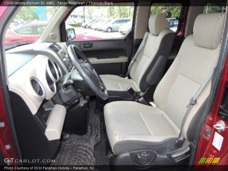Tango Red Pearl / Titanium/Black 2008 Honda Element EX AWD