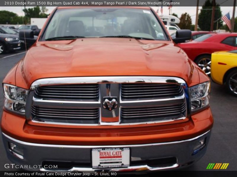 Mango Tango Pearl / Dark Slate/Medium Graystone 2010 Dodge Ram 1500 Big Horn Quad Cab 4x4