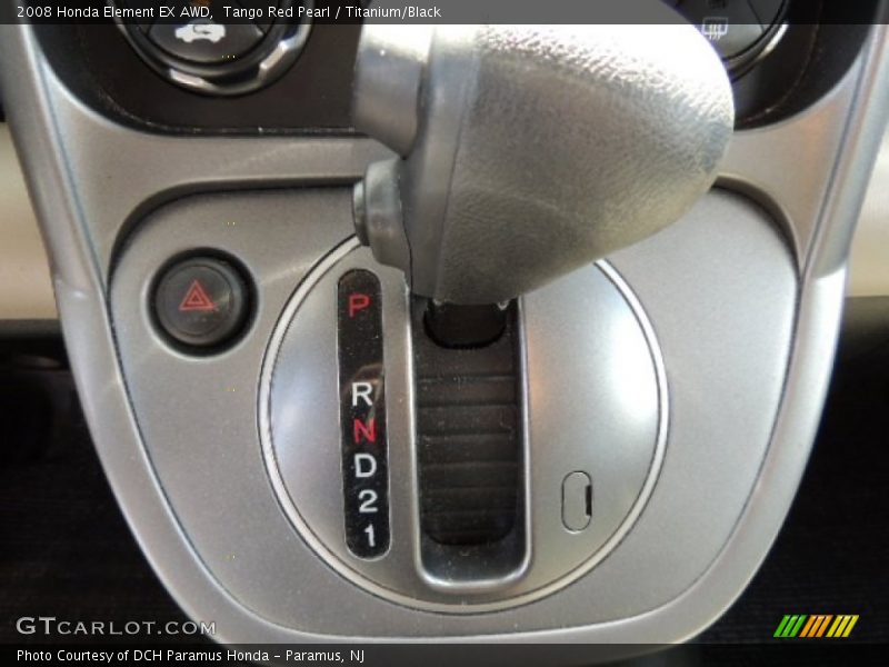 Tango Red Pearl / Titanium/Black 2008 Honda Element EX AWD