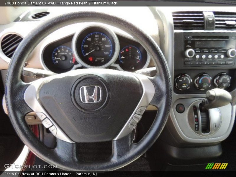 Tango Red Pearl / Titanium/Black 2008 Honda Element EX AWD