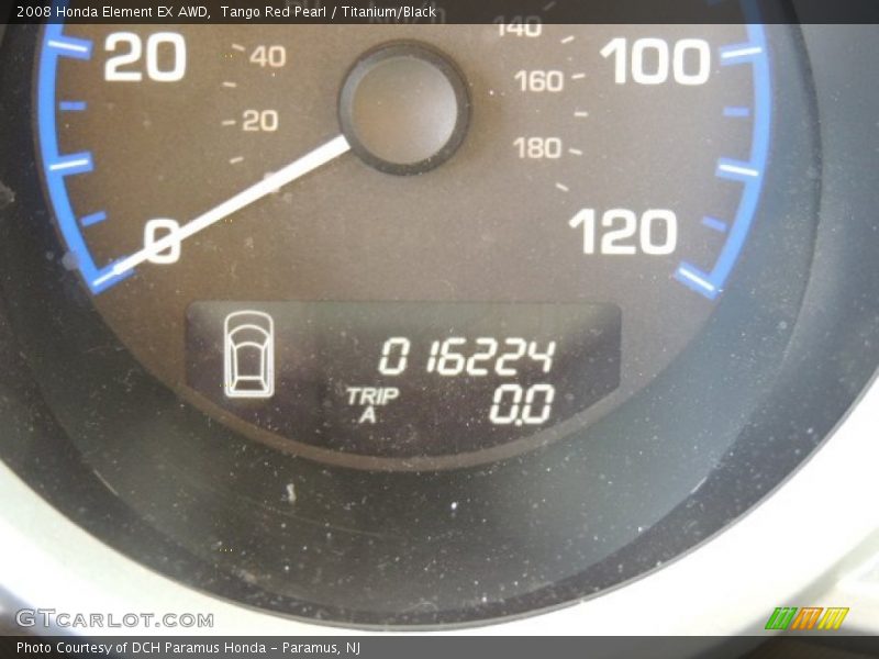 Tango Red Pearl / Titanium/Black 2008 Honda Element EX AWD