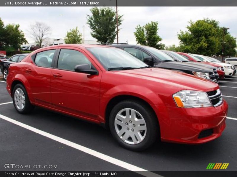 Redline 2-Coat Pearl / Black 2013 Dodge Avenger SE