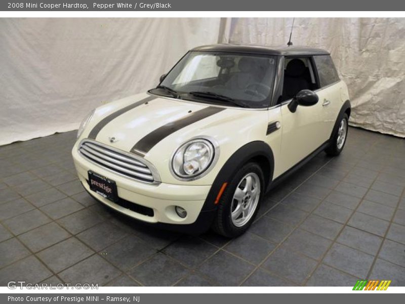Pepper White / Grey/Black 2008 Mini Cooper Hardtop