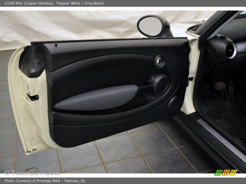 Pepper White / Grey/Black 2008 Mini Cooper Hardtop