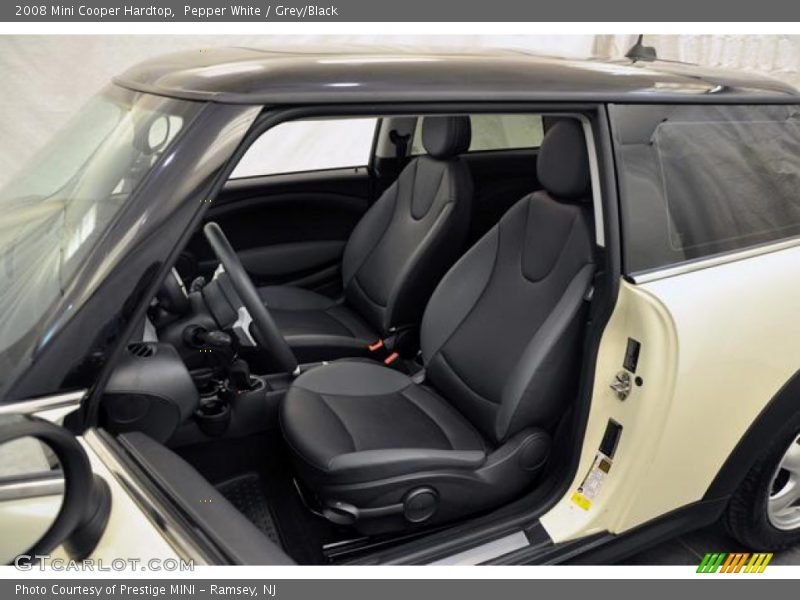Pepper White / Grey/Black 2008 Mini Cooper Hardtop