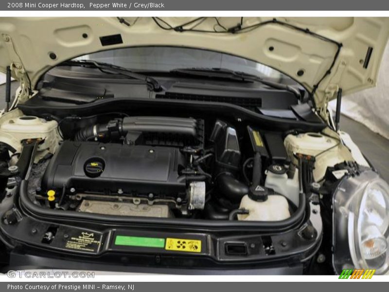Pepper White / Grey/Black 2008 Mini Cooper Hardtop