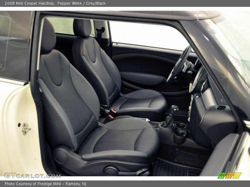 Pepper White / Grey/Black 2008 Mini Cooper Hardtop
