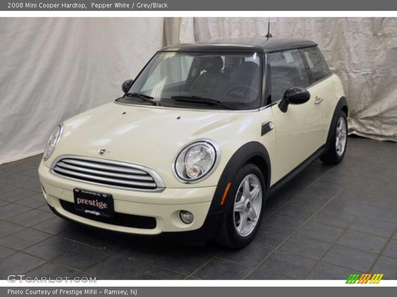 Pepper White / Grey/Black 2008 Mini Cooper Hardtop
