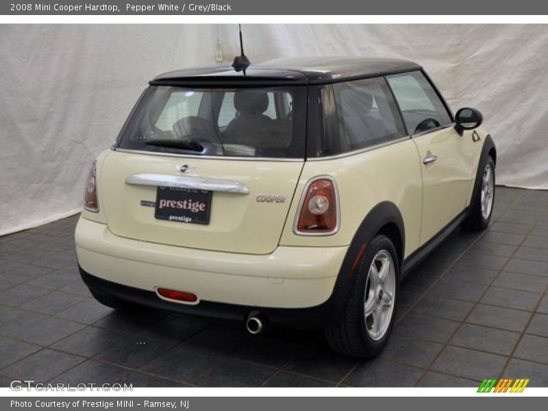 Pepper White / Grey/Black 2008 Mini Cooper Hardtop