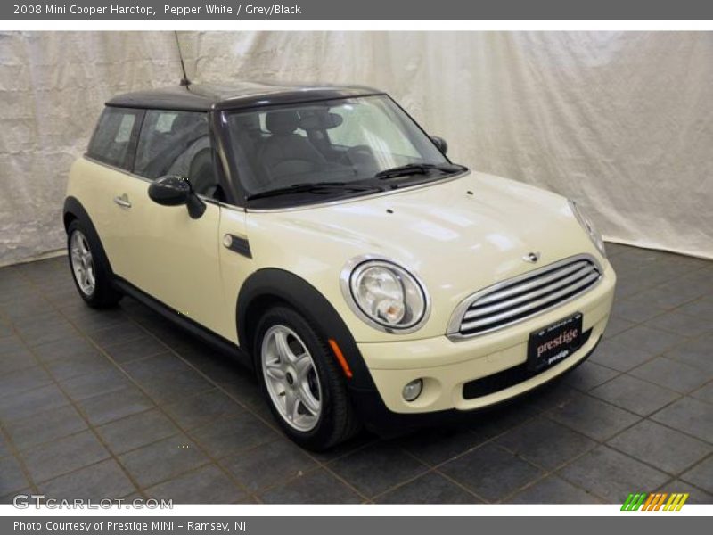 Pepper White / Grey/Black 2008 Mini Cooper Hardtop