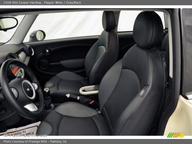 Pepper White / Grey/Black 2008 Mini Cooper Hardtop